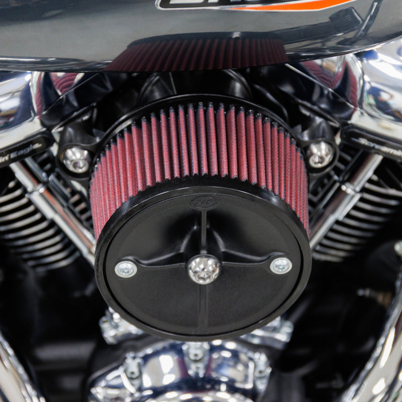 S&S Cycle 170-0930 - SSC170-0930 - S&S Cycle M8 Gen 2 Models Stealth Air Cleaner Kit w/ 1in Filter w/o Cover - 58/64/68mm Throttle Body - Shipped in Europe - Tuningsupply.com