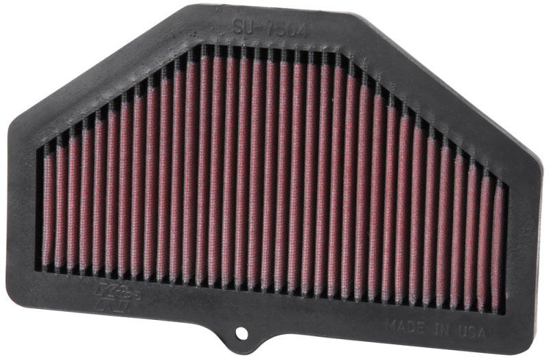K&N Engineering SU-7504 - KNNSU-7504 - K&N 04-05 Suzuki GSXR600/GSXR750 Replacement Air Filter - Shipped in Europe - Tuningsupply.com