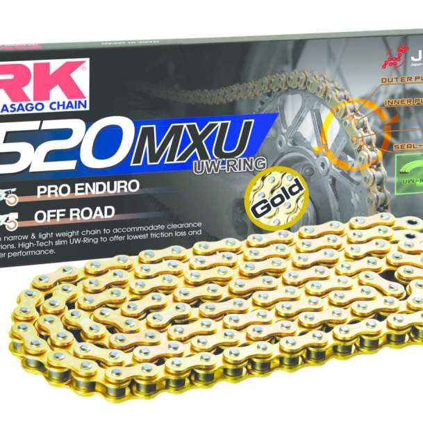 RK Chain GB520MXU-120 - RKCGB520MXU-120 - RK Chain GB520MXU-120L UW-Ring - Gold - Shipped in Europe - Tuningsupply.com