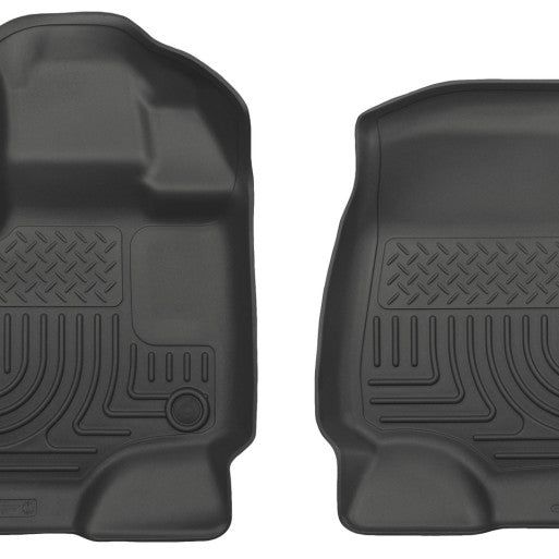 Husky Liners 18361 - HSL18361 - Husky Liners 15-23 Ford F-150 Super/Super Crew Cab WeatherBeater Black Front Floor Liners - Shipped in Europe - Tuningsupply.com