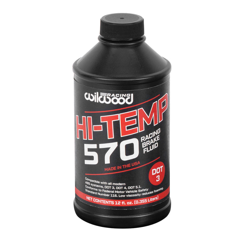 Wilwood - WIL290-0632 - Wilwood 570 Brake Fluid - 12 oz Bottle (ea) - Shipped in Europe - Tuningsupply.com