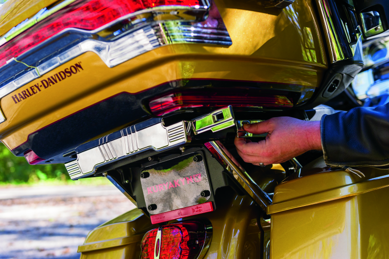 Kuryakyn 8956 - KUR8956 - Kuryakyn Relocator For Tour-Pak 14-Up Touring Models Black - Shipped in Europe - Tuningsupply.com