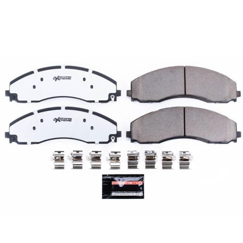 PowerStop Z36-2018A - PSBZ36-2018A - Power Stop 17-19 Ford F-450 Super Duty Rear Z36 Truck & Tow Brake Pads w/Hardware - Shipped in Europe - Tuningsupply.com