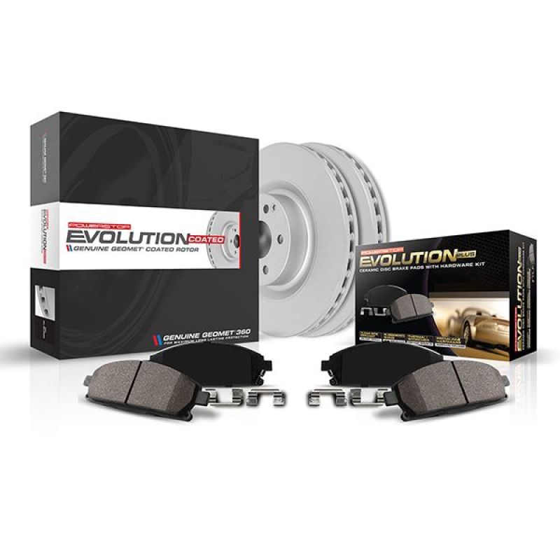 PowerStop CRK8482 - PSBCRK8482 - Power Stop 18-20 Subaru WRX STI Front Z17 Coated Brake Kit - Shipped in Europe - Tuningsupply.com