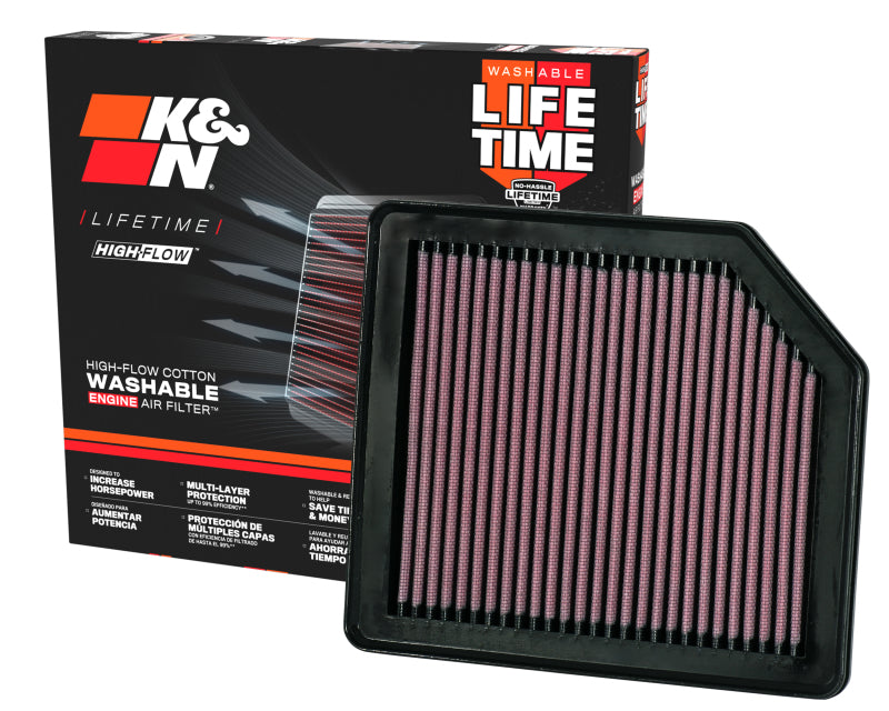 K&N Engineering 33-2342 - KNN33-2342 - K&N 06-09 Honda Civic 1.8L L4 Drop In Air Filter - Shipped in Europe - Tuningsupply.com