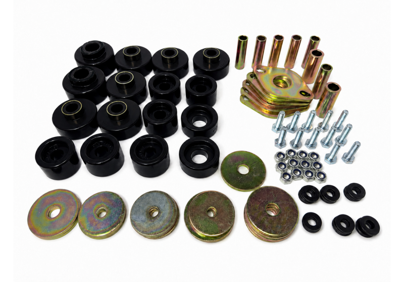 Energy Suspension 4.4126G - ENG4.4126G - Energy Suspension 10-14 Ford Raptor / 09-14 F-150 Body Mount Set - Blk - Shipped in Europe - Tuningsupply.com