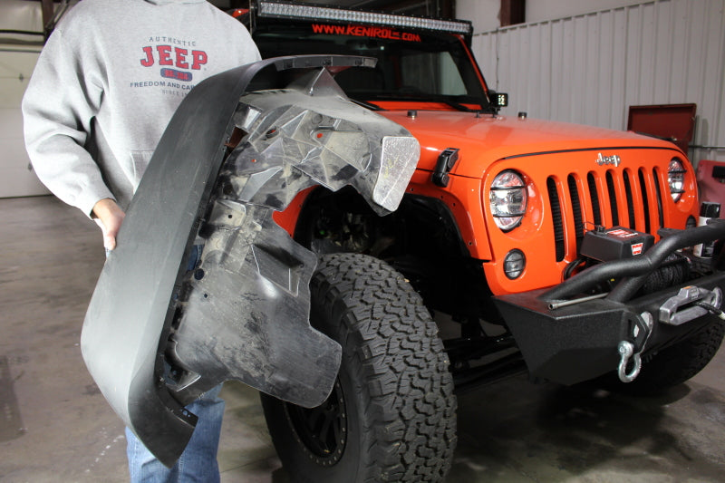 Fishbone Offroad FB33006 - FBOFB33006 - Fishbone Offroad 07-18 Jeep Wrangler Front/Rear Tube Fenders - Aluminum Blk Txtrd Pwdrcoat(Set Of 4) - Shipped in Europe - Tuningsupply.com