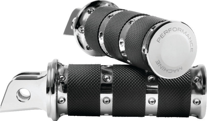 Performance Machine 0035-1247M-CH - PFM0035-1247M-CH - Performance Machine Footpegs XLS Rider - Chrome - Shipped in Europe - Tuningsupply.com