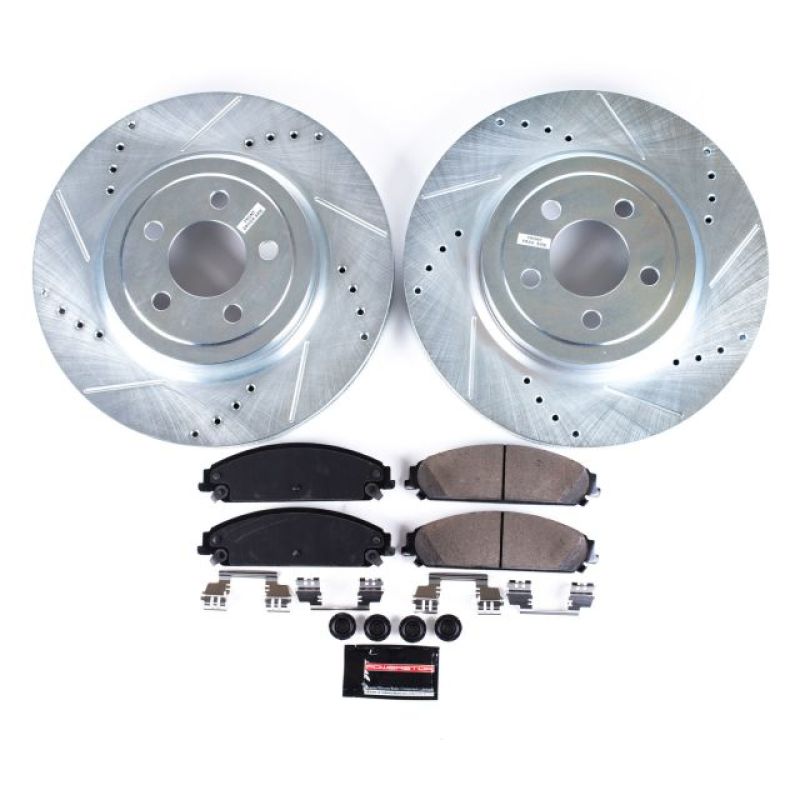 PowerStop K2560 - PSBK2560 - Power Stop 05-19 Chrysler 300 Front Z23 Evolution Sport Brake Kit - Shipped in Europe - Tuningsupply.com