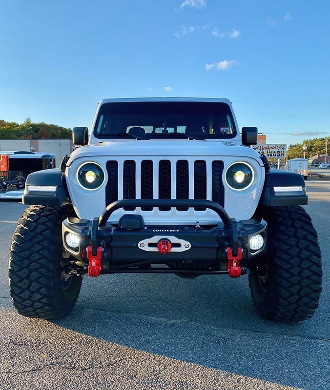 ORACLE Lighting 5839-504-PSC - ORL5839-504-PSC - Oracle Oculus Bi-LED Projector Headlights for Jeep JL/Gladiator JT Satin Silver 5500K - Shipped in Europe - Tuningsupply.com