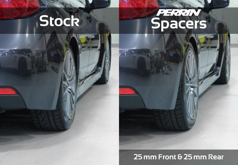 Perrin Performance PSP-WHL-031BK - PERPSP-WHL-031BK - PERRIN 02-14 Subaru WRX / 2004 STI / 13-25 BRZ & Toyota GR86 30mm Wheel Spacers 5x100 56mm CB - Pair - Shipped in Europe - Tuningsupply.com