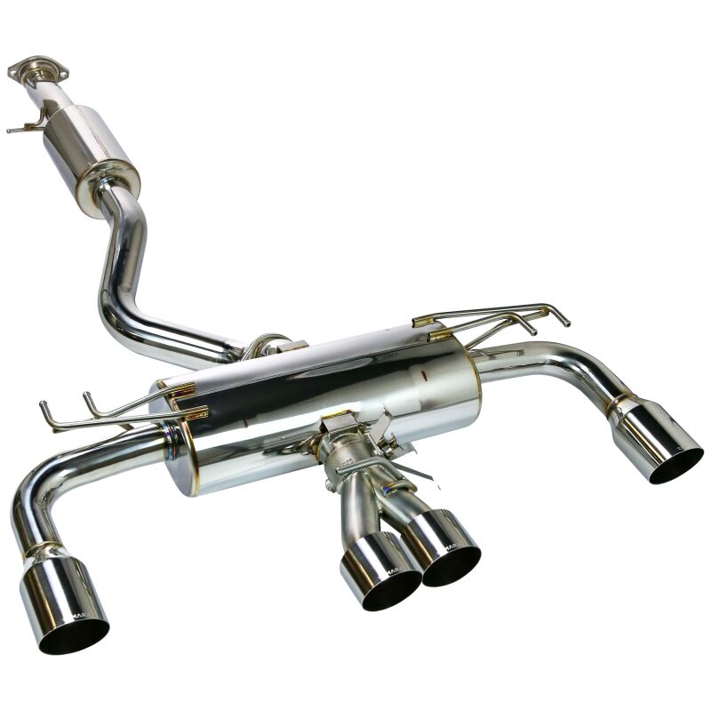 Remark RK-C4076T-05 - REMRK-C4076T-05 - Remark 2023+ Toyota GR Corolla Elite Spec Quad Tip Catback Exhaust - Shipped in Europe - Tuningsupply.com