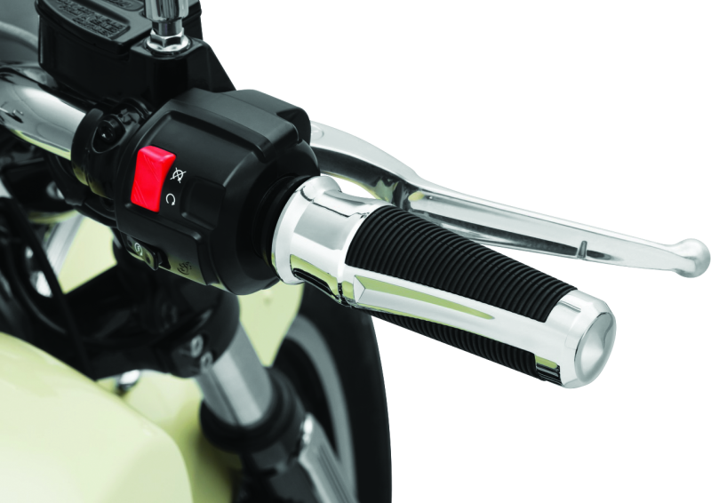 Kuryakyn 5768 - KUR5768 - Kuryakyn Phantom Grips Indian Chrome - Shipped in Europe - Tuningsupply.com