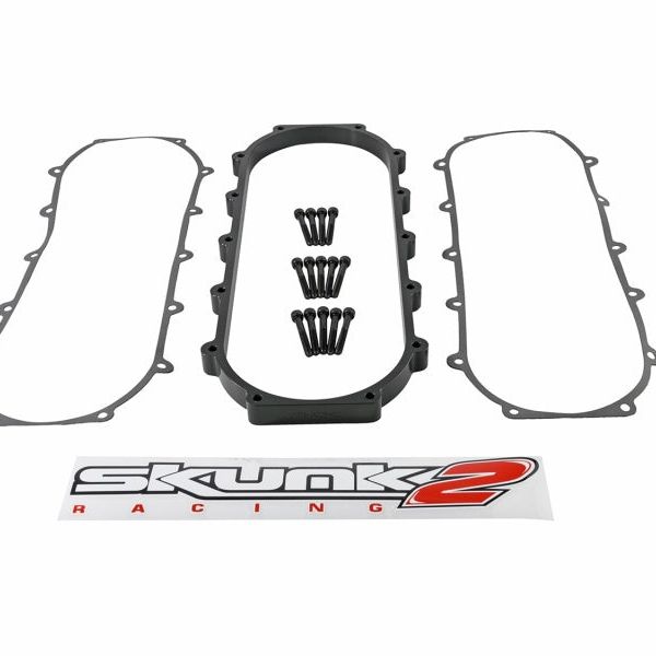 Skunk2 Racing 907-05-9051 - SKK907-05-9051 - Skunk2 Ultra Series Honda/Acura Black RACE Intake Manifold 1 Liter Spacer (Inc Gasket & Hardware) - Shipped in Europe - Tuningsupply.com