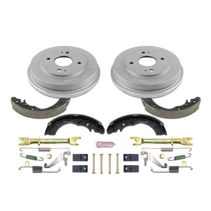 PowerStop KOE15317DK - PSBKOE15317DK - Power Stop 90-02 Honda Accord Coupe Rear Autospecialty Drum Kit - Shipped in Europe - Tuningsupply.com