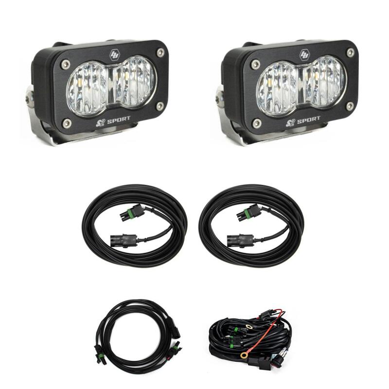 Baja Designs - BAJ448209 - Baja Designs 23-24 Ford F250/F350 Super Duty S2 Sport Dual Reverse Light Kit w/ Toggle - Shipped in Europe - Tuningsupply.com