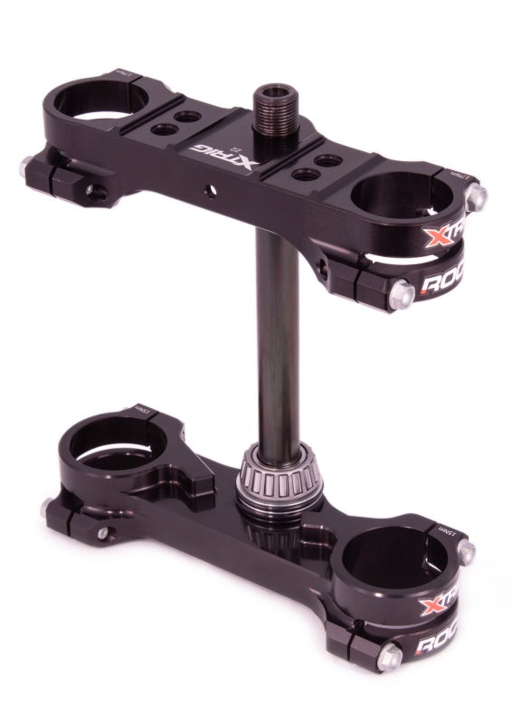 XTrig - XTR501220600601 - XTrig 21-23 GasGas MC 65/ Husqvarna TC 65/ KTM 65 SX ROCS Tech Clamp Offset 22 mm. - Black - Shipped in Europe - Tuningsupply.com