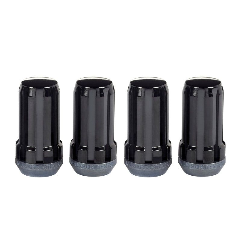 McGard 65310BK - MCG65310BK - McGard SplineDrive Lug Nut (Cone Seat) M14X1.5 / 1.935in. Length (4-Pack) - Black (Req. Tool) - Shipped in Europe - Tuningsupply.com