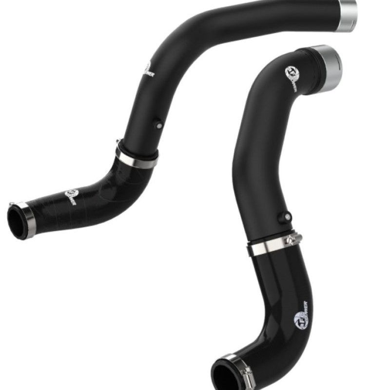 aFe 46-20434-B - AFE46-20434-B - aFe BladeRunner Black 3in Intercooler Hot & Cold Side Pipe Kit 20-21 Jeep Wrangler V6-3.0L (td) - Shipped in Europe - Tuningsupply.com
