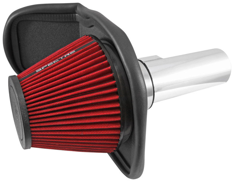 Spectre 9044 - SPE9044 - Spectre 11-15 Chevy Cruze 1.4L Air Intake Kit - Polished w/Red Filter - Shipped in Europe - Tuningsupply.com