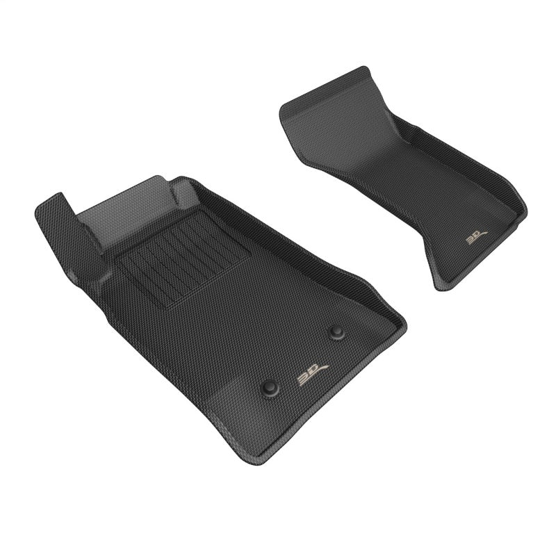 3D MAXpider L1MZ08711509 - ACEL1MZ08711509 - 3D MAXpider 06-15 Mazda MX-5 Miata 1st Row Floormat - Black - Shipped in Europe - Tuningsupply.com