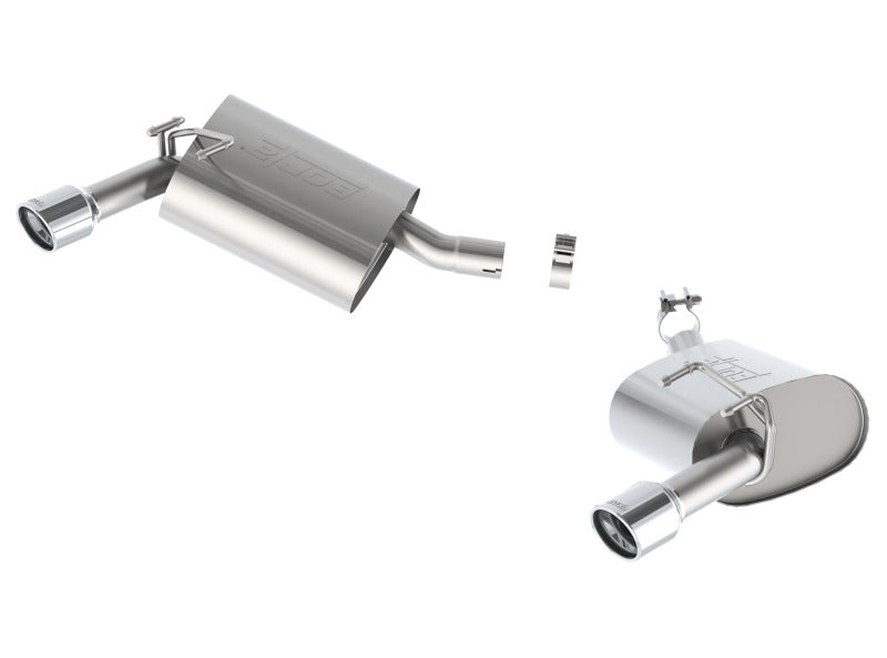 Borla 11845 - BOR11845 - Borla 14-15 Chevy Camaro 3.6L V6 RWD Single Split Rr Exit Touring Exhaust (rear section only) - Shipped in Europe - Tuningsupply.com