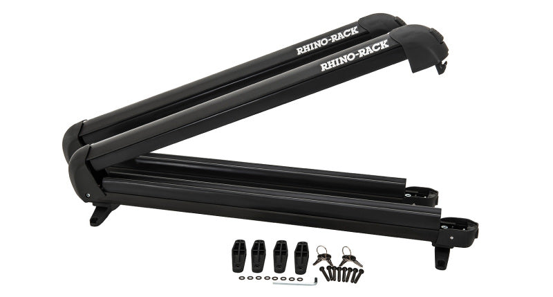 Rhino-Rack 576 - RHR576 - Rhino-Rack Universal Ski/Snowboard Carrier - Fits 6 Pairs of Skis or 4 Snowboards - Black - Shipped in Europe - Tuningsupply.com