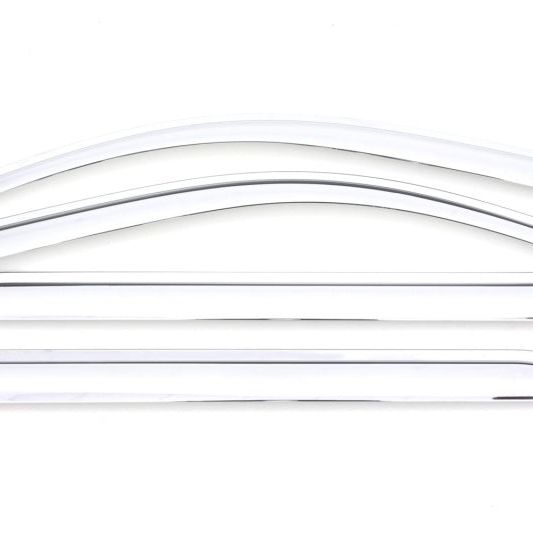 AVS 684536 - AVS684536 - AVS 15-18 Chevy Silverado 2500 Crew Cab Ventvisor Front & Rear Window Deflectors 4pc - Chrome - Shipped in Europe - Tuningsupply.com