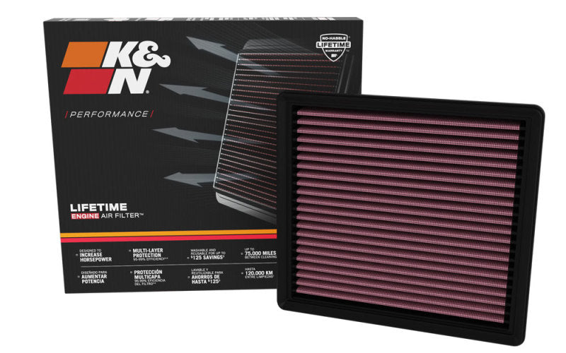 K&N Engineering 33-5127 - KNN33-5127 - K&N 21-23 Jeep Wrangler 6.4L V8 Replacement Air Filter - Shipped in Europe - Tuningsupply.com