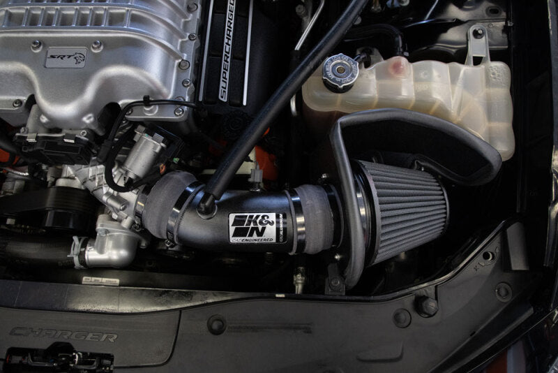 K&N Engineering 30-2553TTK - KNN30-2553TTK - K&N 17-23 Dodge Charger/Challenger Hellcat SC 6.2L V8 DRYFLOW Performance Air Intake System - Shipped in Europe - Tuningsupply.com