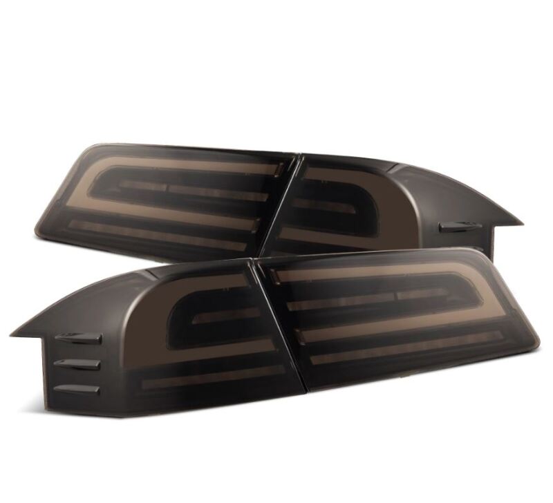 AlphaRex 601120 - ARX601120 - AlphaRex 12-21 Tesla Model S LUXX-Series LED Tail Lights - Black - Shipped in Europe - Tuningsupply.com