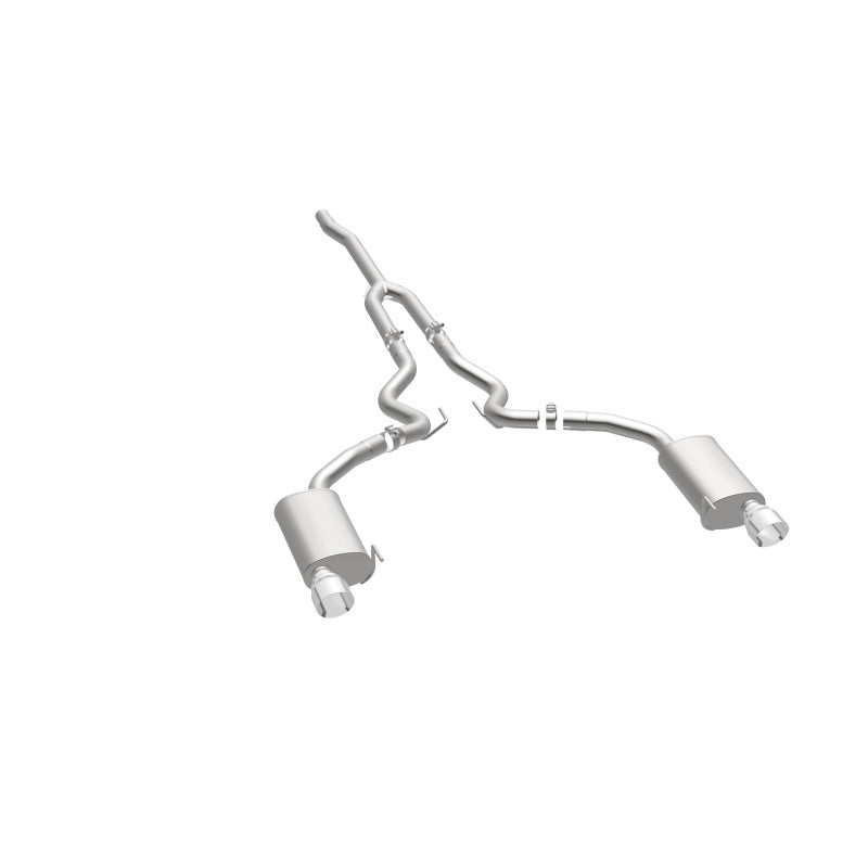 Magnaflow 19097 - MAG19097 - MagnaFlow Cat Back, SS, 2.5in, Street, Dual Split Polished 4.5in Tips 2015 Ford Mustang Ecoboost - Shipped in Europe - Tuningsupply.com