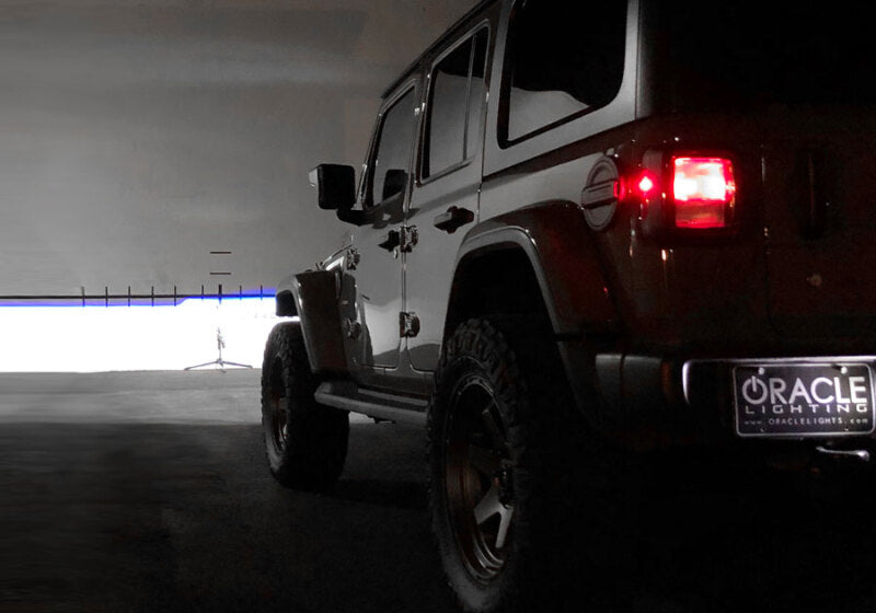 ORACLE Lighting 5839-504-PSC - ORL5839-504-PSC - Oracle Oculus Bi-LED Projector Headlights for Jeep JL/Gladiator JT Satin Silver 5500K - Shipped in Europe - Tuningsupply.com