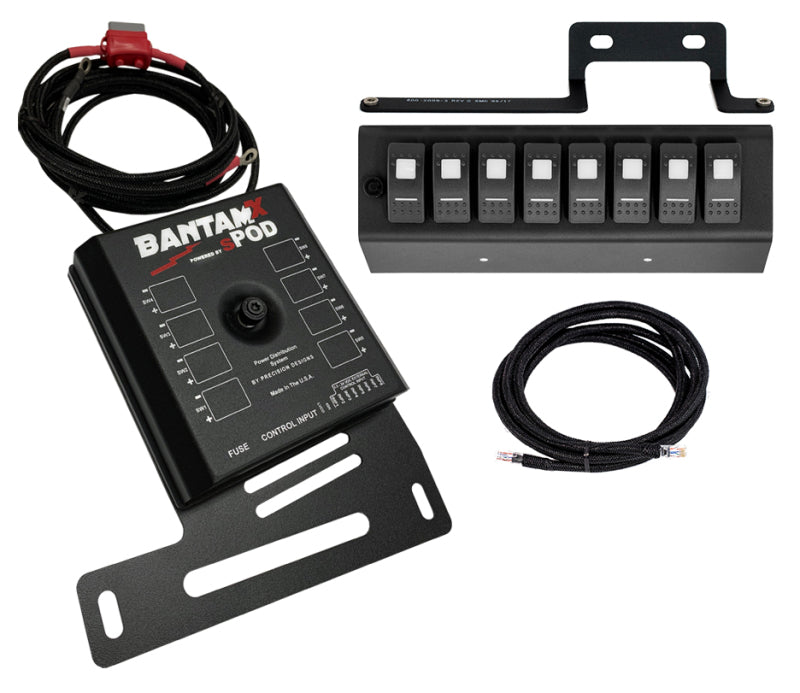 SPOD 870065 - SPO870065 - sPOD 09-18 Jeep Wrangler JK BantamX w/Blue LED Switch Panel - Shipped in Europe - Tuningsupply.com