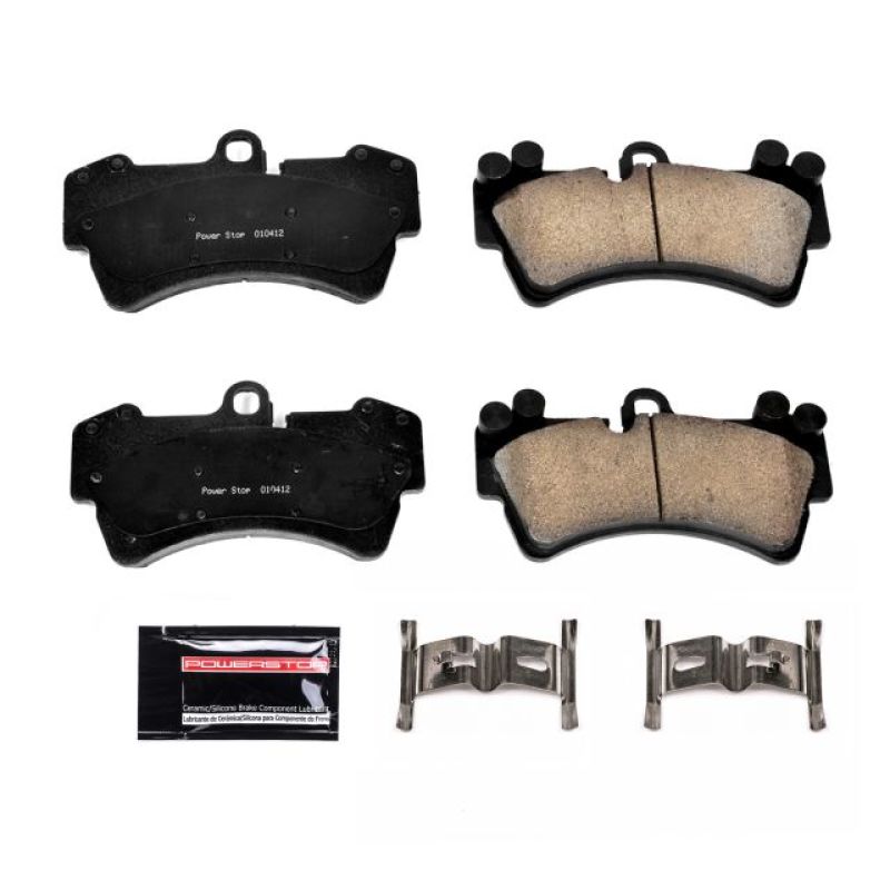 PowerStop Z23-977 - PSBZ23-977 - Power Stop 07-15 Audi Q7 Front Z23 Evolution Sport Brake Pads w/Hardware - Shipped in Europe - Tuningsupply.com