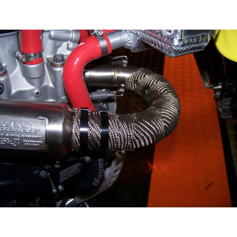 Mishimoto MMTW-235 - MISMMTW-235 - Mishimoto 2 inch x 35 feet Heat Wrap with Stainless Locking Tie Set - Shipped in Europe - Tuningsupply.com