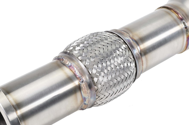 Perrin Performance PSP-EXT-340BR - PERPSP-EXT-340BR - PERRIN 22-25 Subaru WRX Stainless Steel Midpipe w/Resonator 3in. (Fits OEM/Aftermarket Mufflers) - Shipped in Europe - Tuningsupply.com