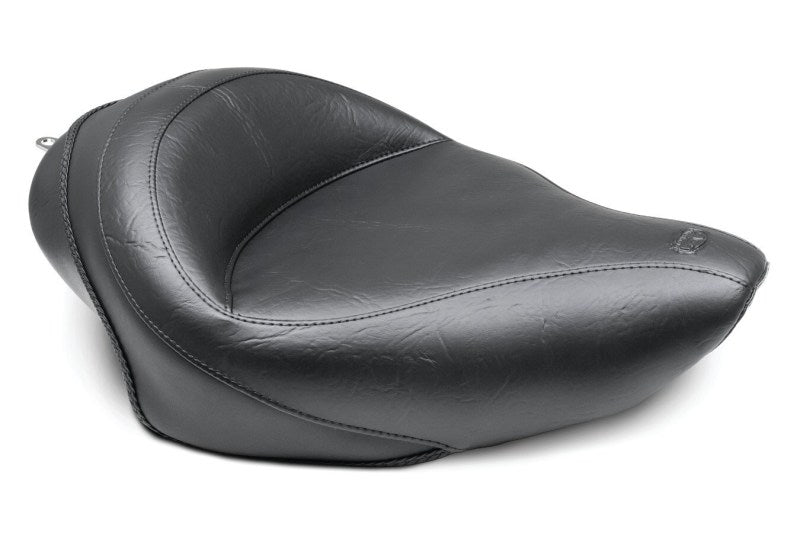 Mustang Motorcycle 76148 - MMP76148 - Mustang 04-21 Harley Sportster 3.3 GAL Wide Touring Solo Seat - Black - Shipped in Europe - Tuningsupply.com