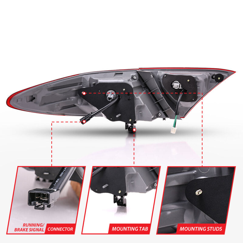 ANZO 321336 - ANZ321336 - ANZO 2015-2016 Toyota Camry LED Taillights Smoke - Shipped in Europe - Tuningsupply.com