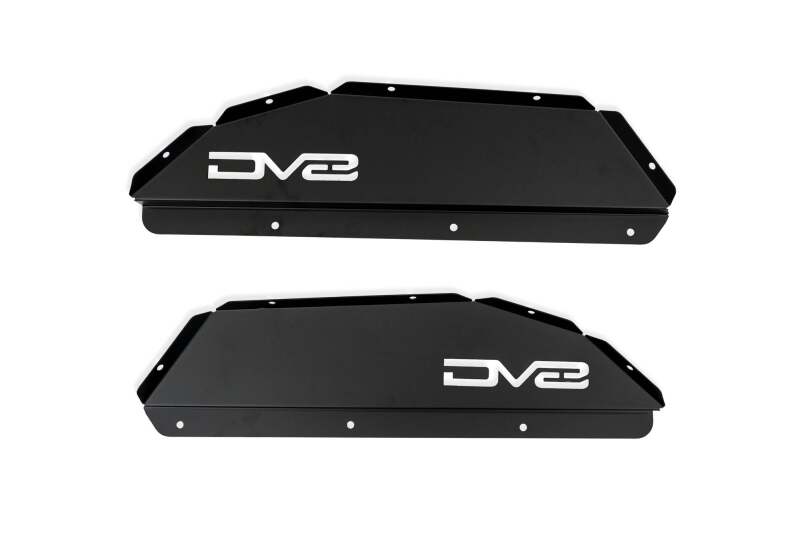 DV8 Offroad INFEND-07RB - DVEINFEND-07RB - DV8 Offroad 20-24 Jeep Gladiator JT Rear Inner Fender Liners - Satin Black - Shipped in Europe - Tuningsupply.com