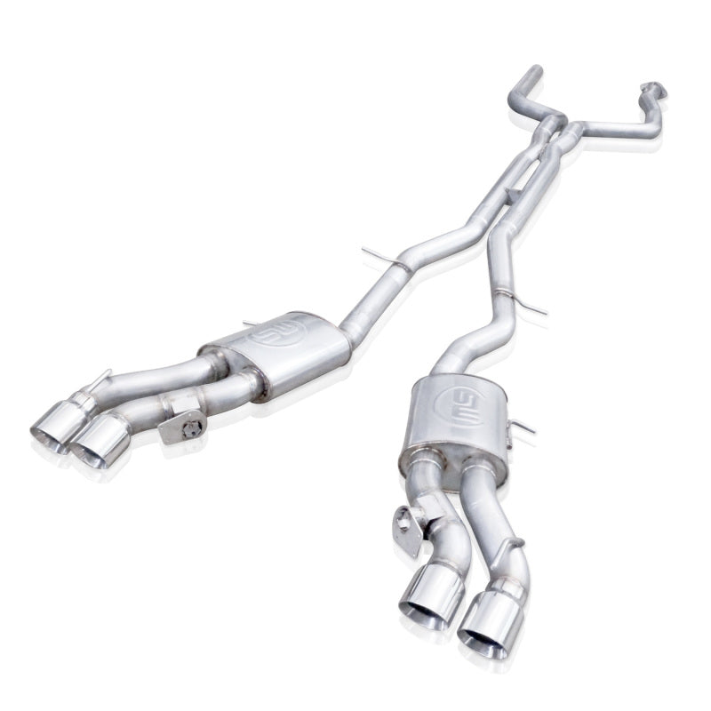 Stainless Works CTSV16CB - SSWCTSV16CB - Stainless Works 2016-18 Cadillac CTS-V Sedan Catback System Resonated X-Pipe Dual-Mode Mufflers - Shipped in Europe - Tuningsupply.com