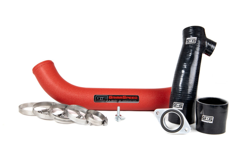 GrimmSpeed GRM090250 - GRMGRM090250 - GrimmSpeed 15-21 Subaru WRX TMIC Charge Pipe Kit - Red - Shipped in Europe - Tuningsupply.com
