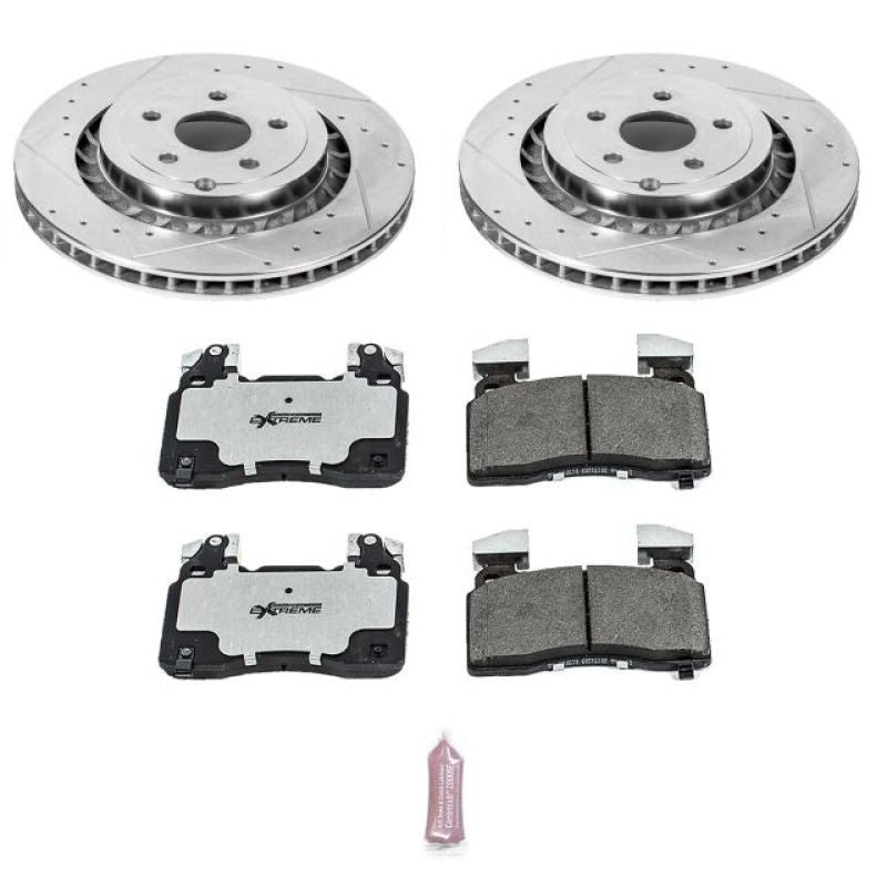 PowerStop K7007-26 - PSBK7007-26 - Power Stop 14-17 Chevrolet SS Front Z26 Street Warrior Brake Kit - Shipped in Europe - Tuningsupply.com