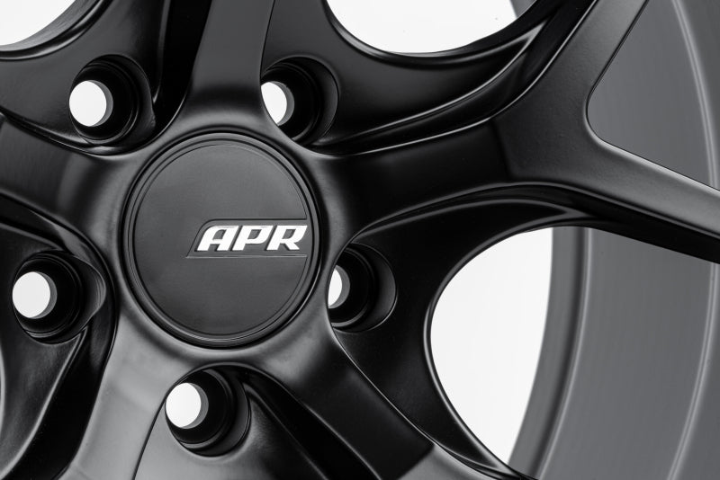 APR WHL00017 - APRWHL00017 - APR A01 Flow Formed - 18x8.5 - 5x112 - ET45 - 66.5mm Center Bore - Satin Black Wheel - Shipped in Europe - Tuningsupply.com