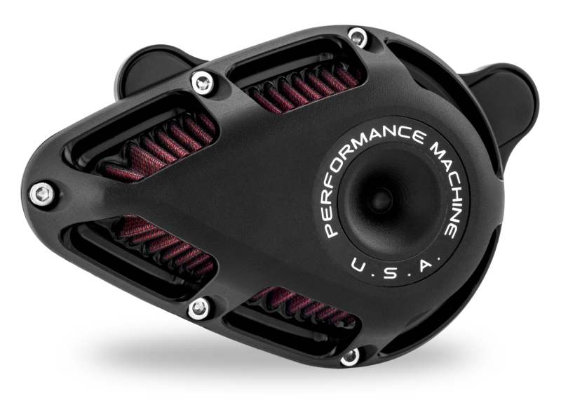 Performance Machine 0206-2167-SMB - PFM0206-2167-SMB - Performance Machine 23-Up CVO, 2024 Touring Jet Air Cleaner - Black Ops - Shipped in Europe - Tuningsupply.com