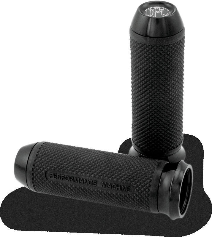 Performance Machine 0063-2028-B - PFM0063-2028-B - Performance Machine Handle Grip Set - Elite TBW - Black Ano - Shipped in Europe - Tuningsupply.com