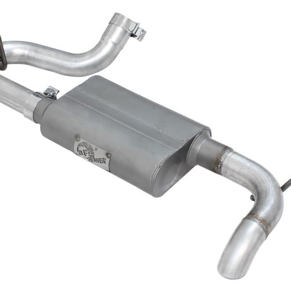 aFe 49-08046 - AFE49-08046 - aFe Scorpion Exhaust System Axle Back Aluminized Hi-Tuck 07-17 Jeep Wrangler JK V6 3.6/3.8L - Shipped in Europe - Tuningsupply.com