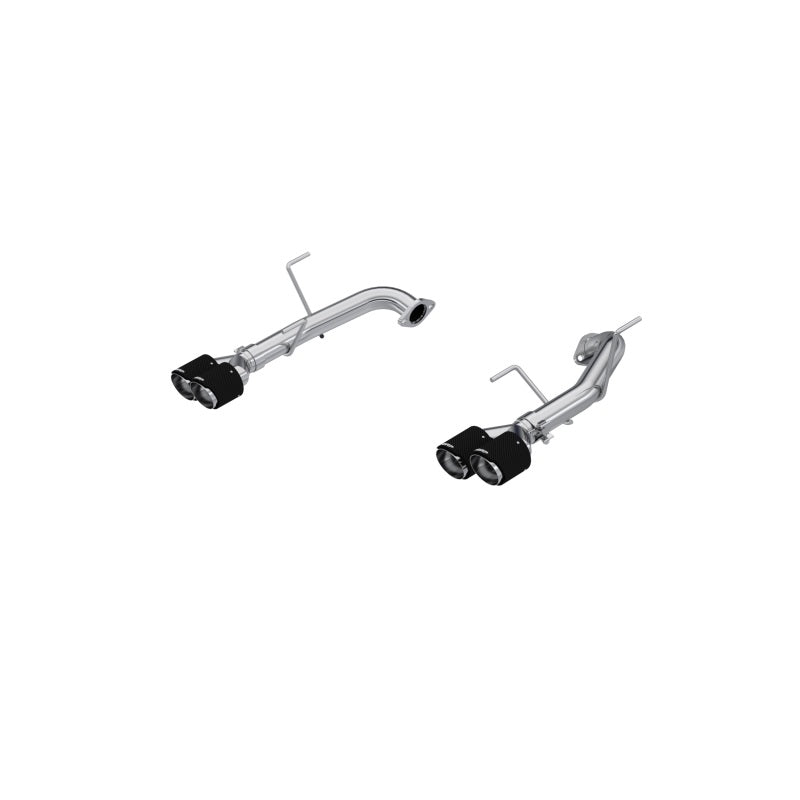 MBRP PS48103CF - MBRPS48103CF - MBRP 2022 Subaru WRX 2.5in Dual Split Rear Exit w/ Quad CF Tips - T304 - Shipped in Europe - Tuningsupply.com