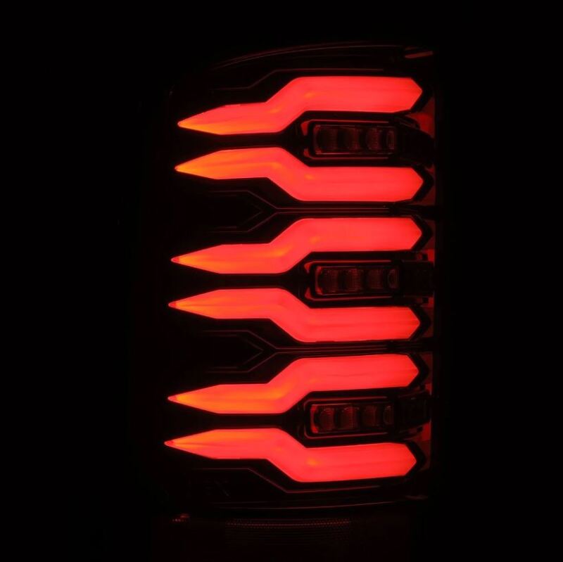 AlphaRex 630070 - ARX630070 - AlphaRex 07-13 GMC Sierra 1500/2500HD/3500HD Luxx Series LED Tail Lights - Alpha Black - Shipped in Europe - Tuningsupply.com