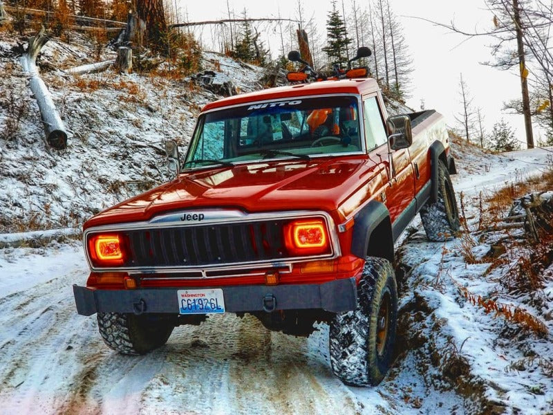 ORACLE Lighting 6908-001 - ORL6908-001 - Oracle Pre-Installed Lights 7x6 IN. Sealed Beam - White Halo - Shipped in Europe - Tuningsupply.com